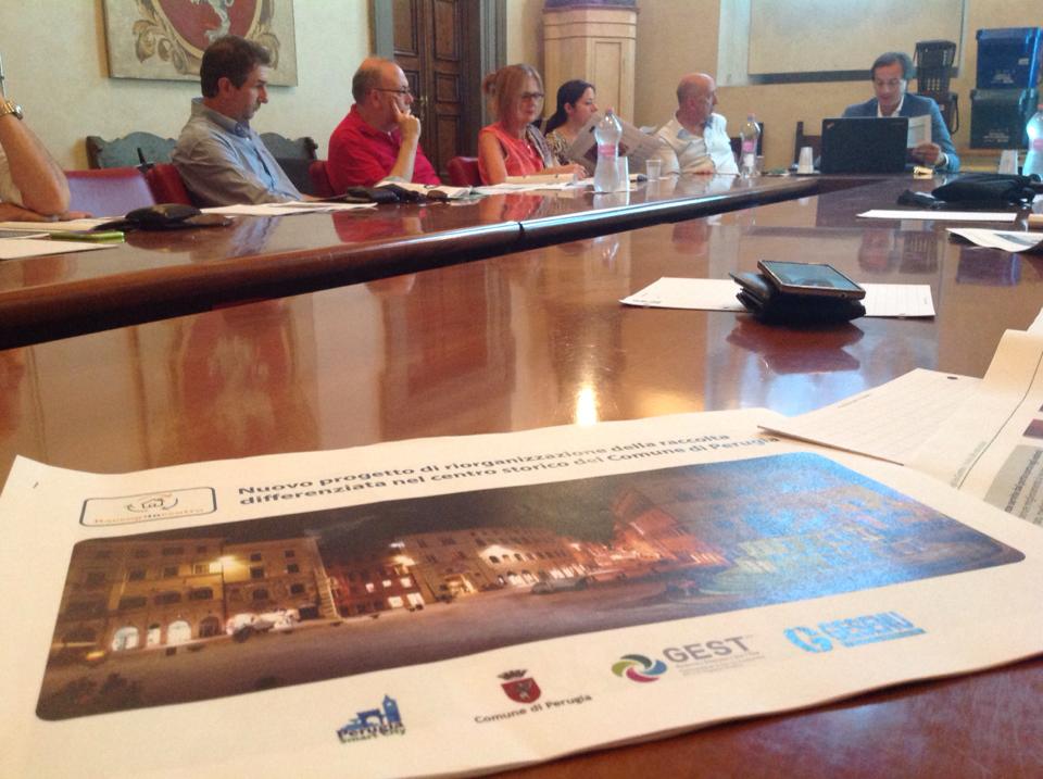 Perugia, nuovo piano per la differenziata