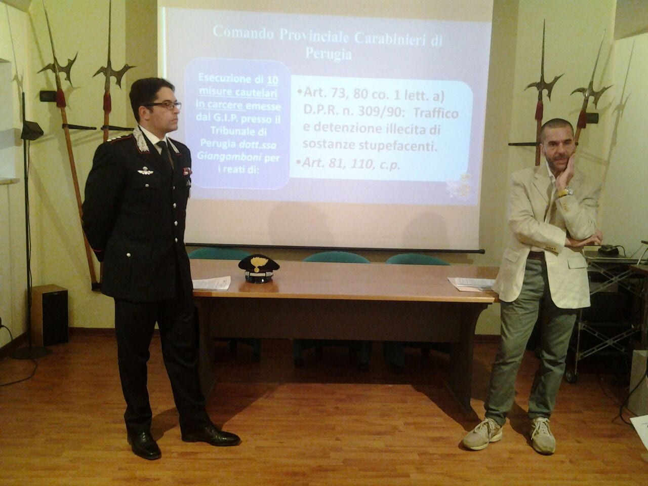 La conferenza stampa