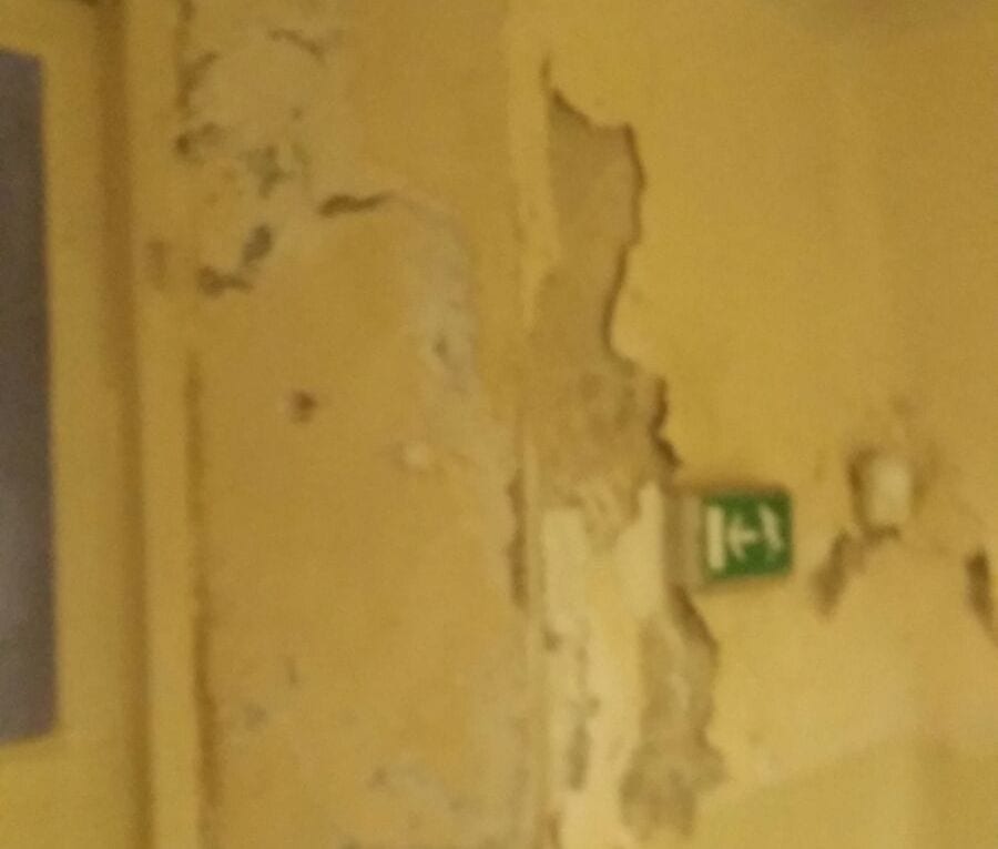 Le condizioni dell'edificio