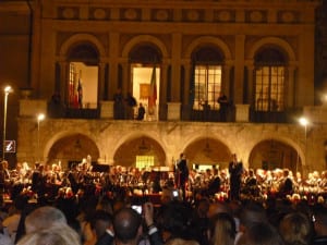 Concerto in piazza 2 Norcia carabinieri