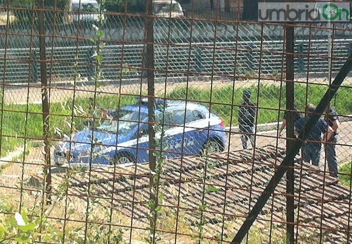 La polizia al parco Rosselli