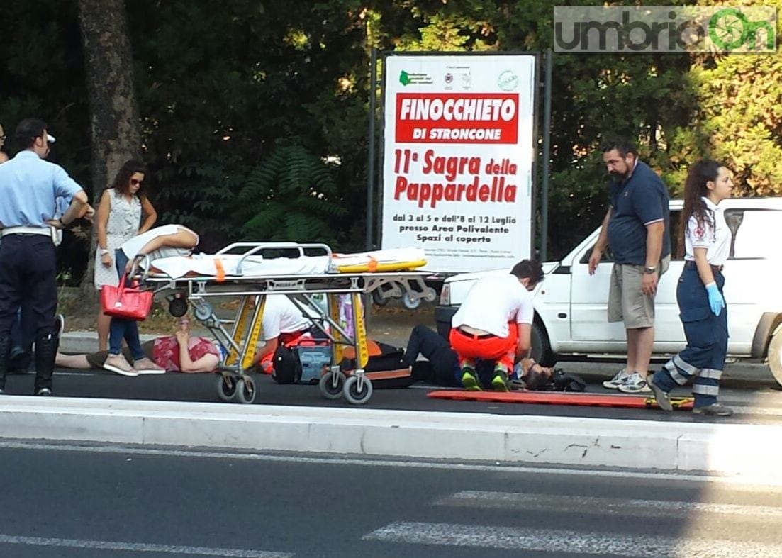 I soccorsi alle due donne