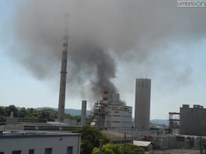 L'incendio a TerniEnergia