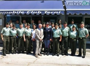 Foto di gruppo presso l'Aci di Terni