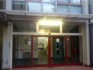 L'ingresso del centro geriatrico