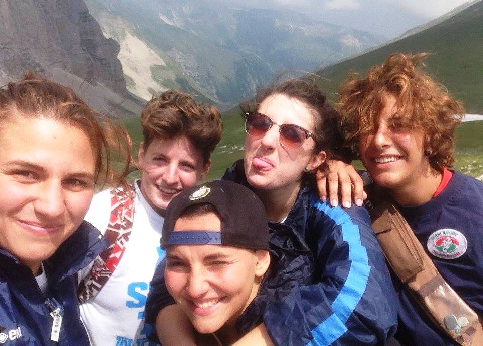 L'Umbria Rugby Ragazze sul monte Vettore