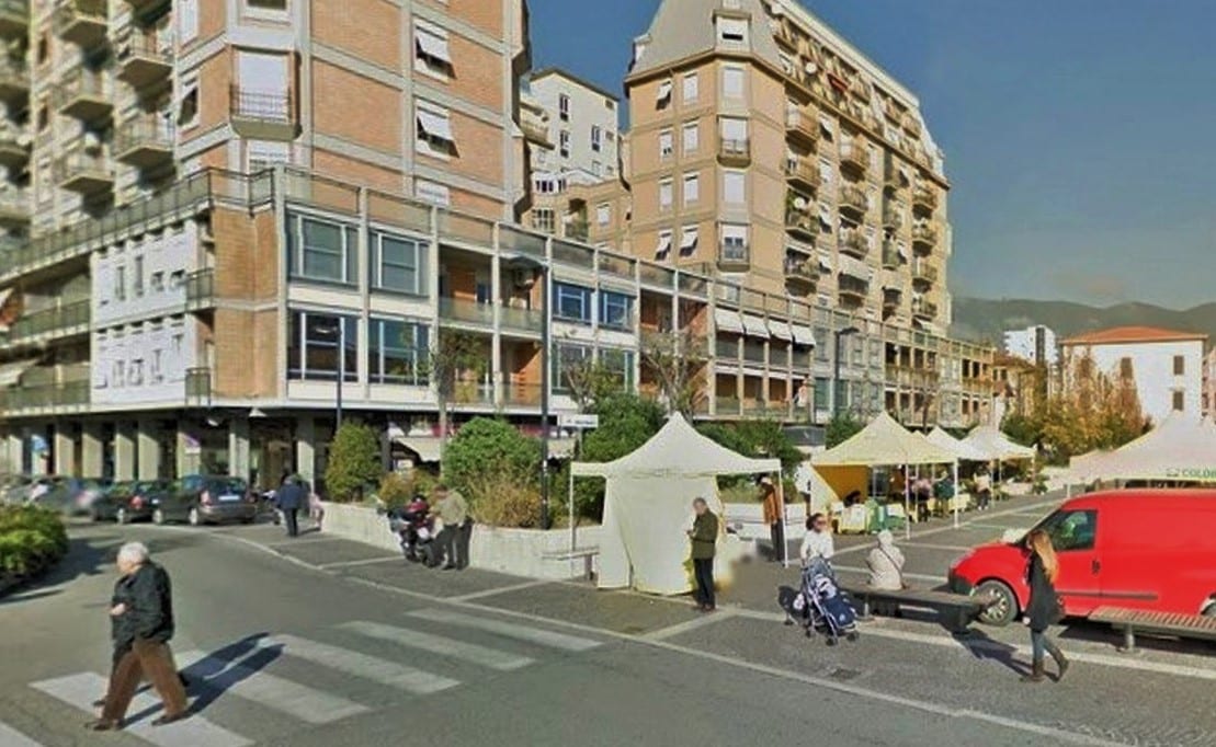 La zona dove si è consumata l'aggressione