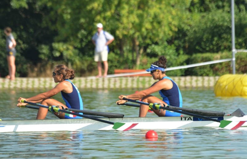 Il duo azzurro nella finale ‘B’ di Plovdiv (foto Mimmo Perna)