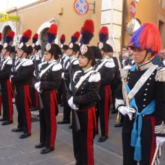 Norcia, la giornata storica dei carabinieri