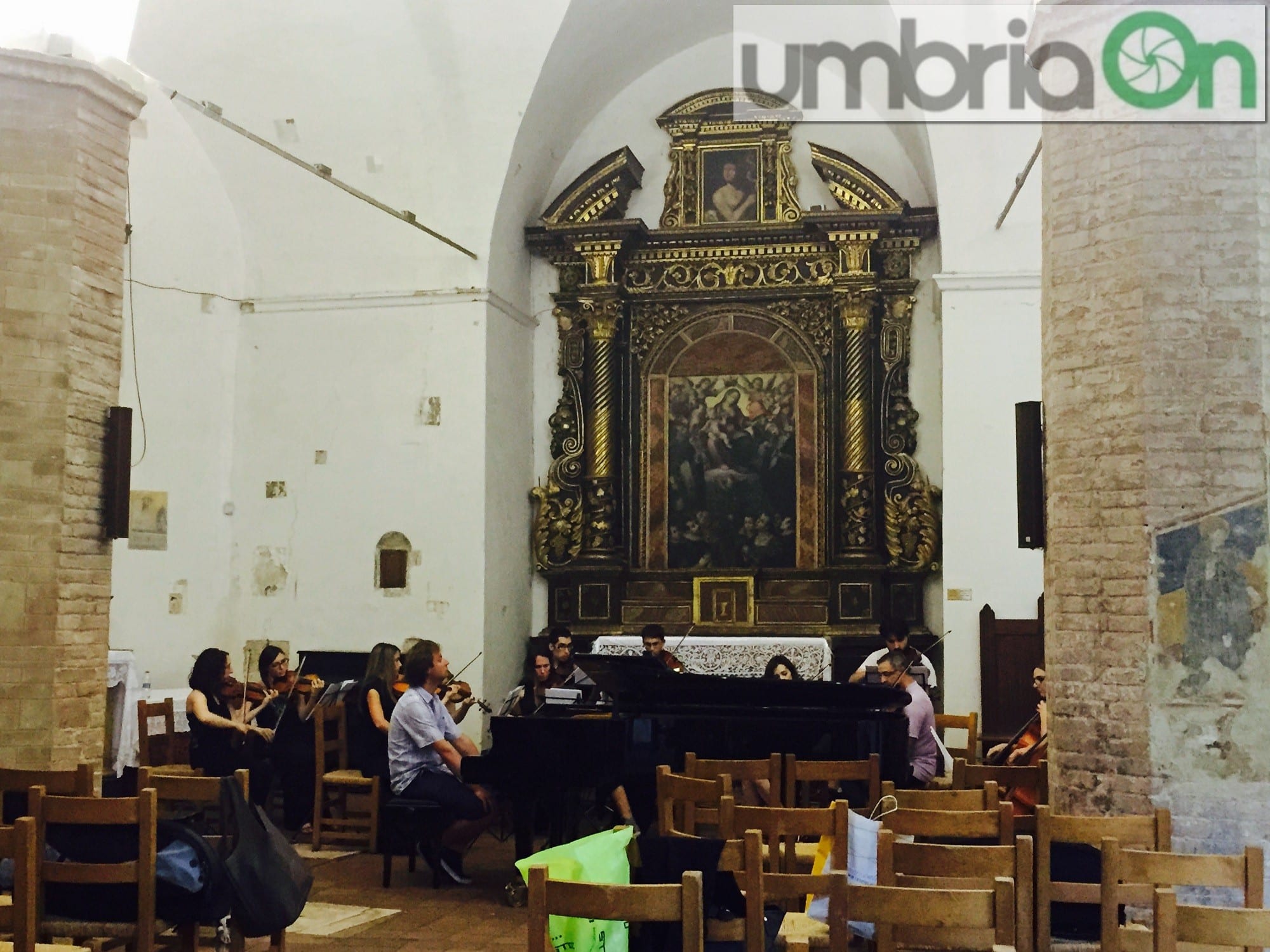 Le prove del concerto inaugurale