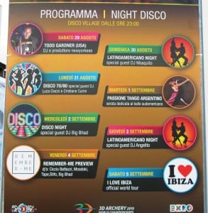 Gli eventi disco all'Archery Village