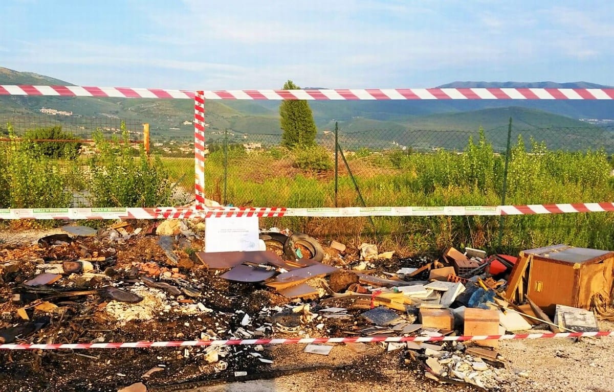 La discarica sequestrata