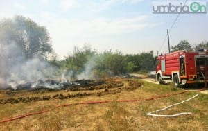 Il luogo dell'incendio