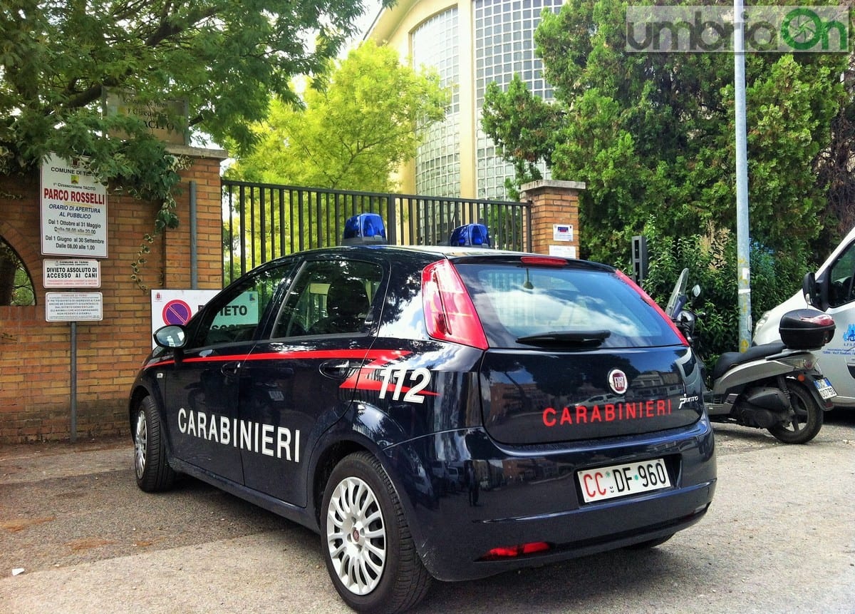 I carabinieri sul posto