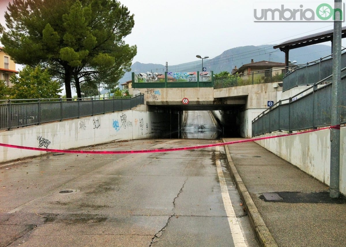 Il sottopasso 'incriminato'