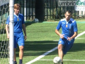 Pisseri e Mazzoni durante la preparazione ad agosto