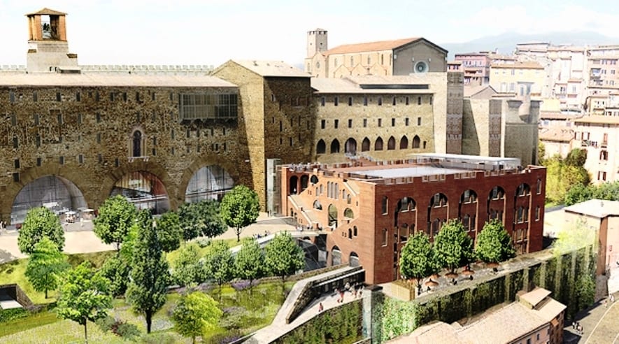 L'area del mercato coperto