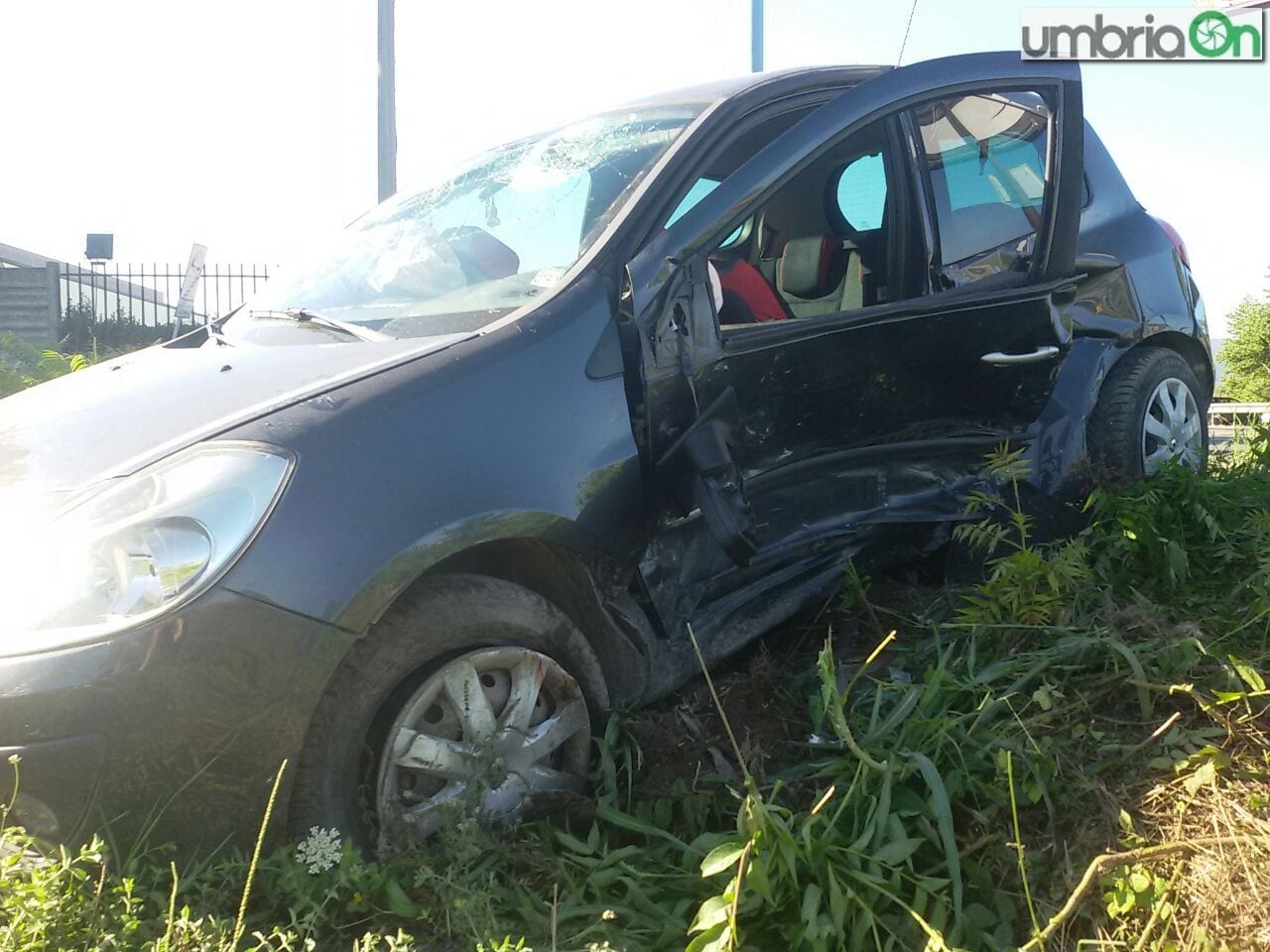Una delle auto coinvolte