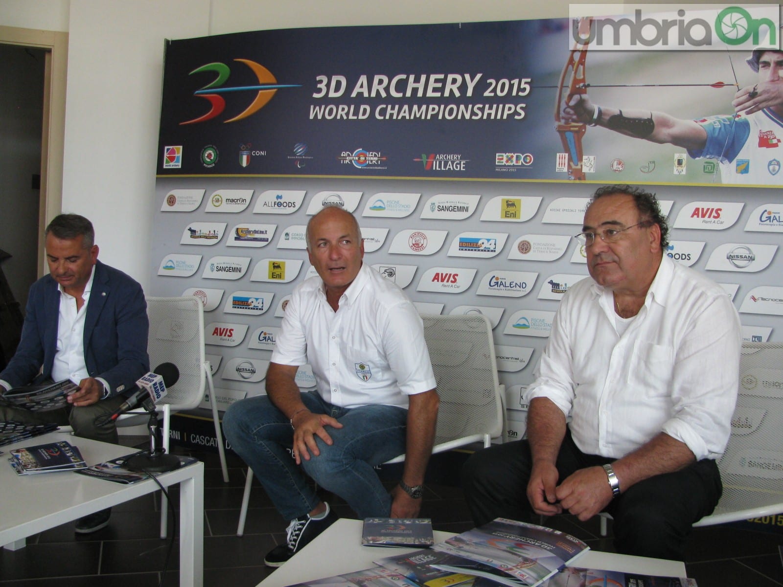 Paparelli, Tombesi e Cerioni in conferenza