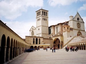 La basilica di Assisi