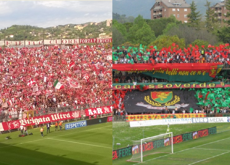 Curva nord perugina e ternana