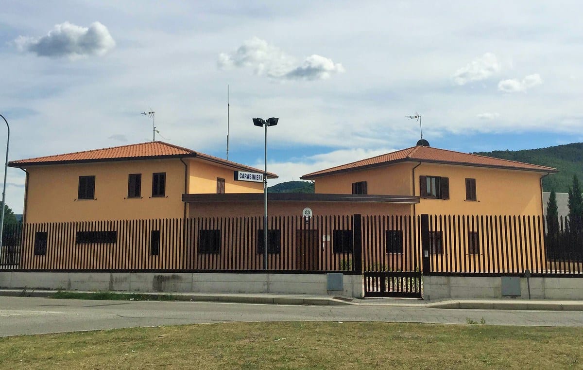 La stazione carabinieri di Tavernelle