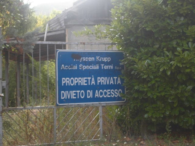 La casa in stato di abbandono