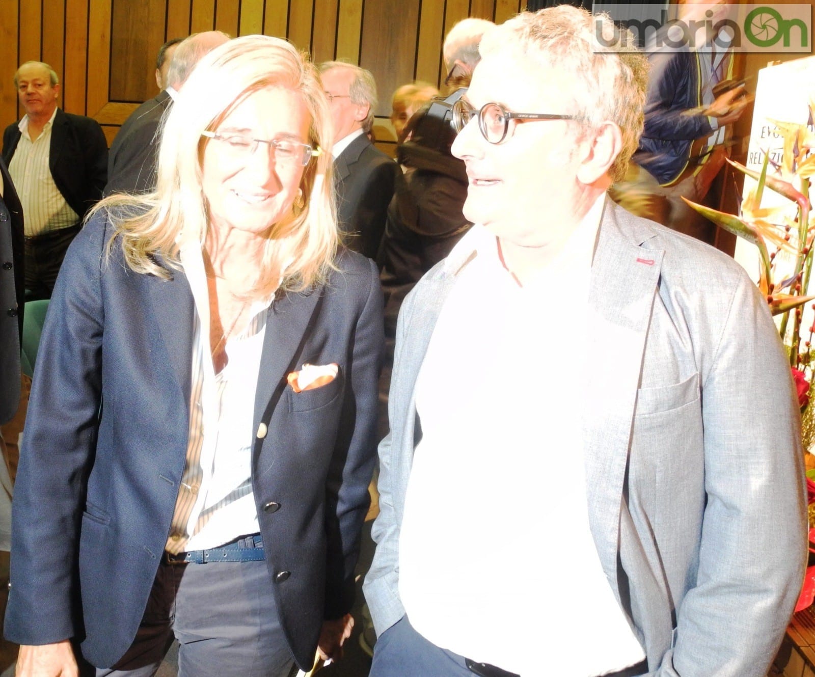 Lucia Morselli e Attilio Romanelli (Cgil)