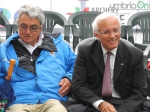 Mario Scarzella e Leopoldo Di Girolamo durante i mondiali 2015