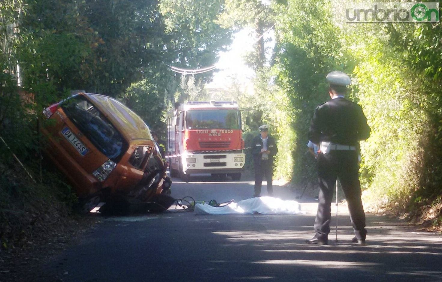Il luogo dell'incidente