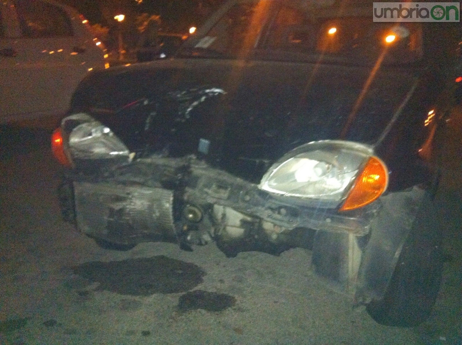 Una delle auto coinvolte