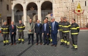 Scala romana vigili del fuoco, a Spoleto - 11 settembre 2015 (1)