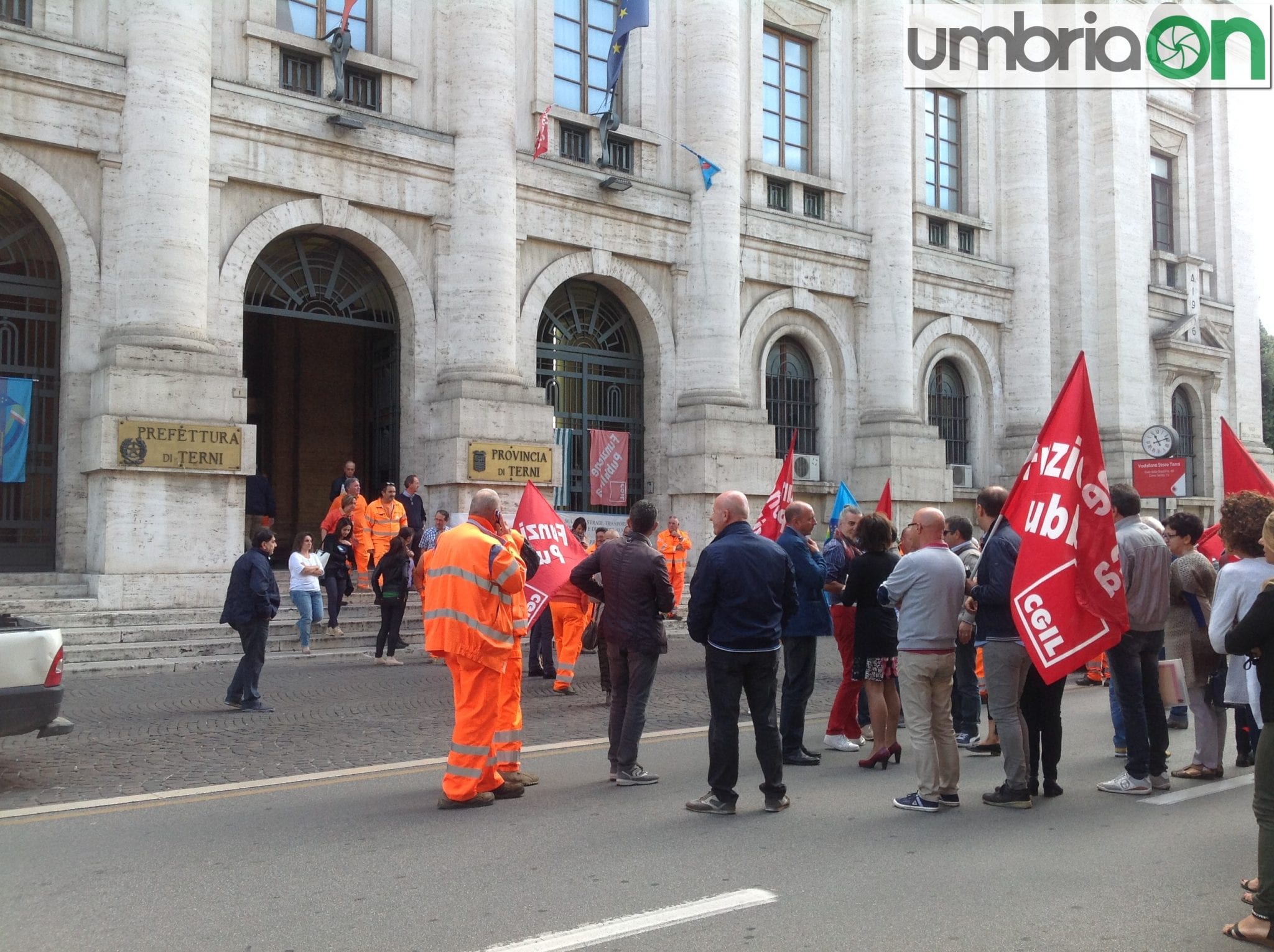 I dipendenti della Provincia in agitazione