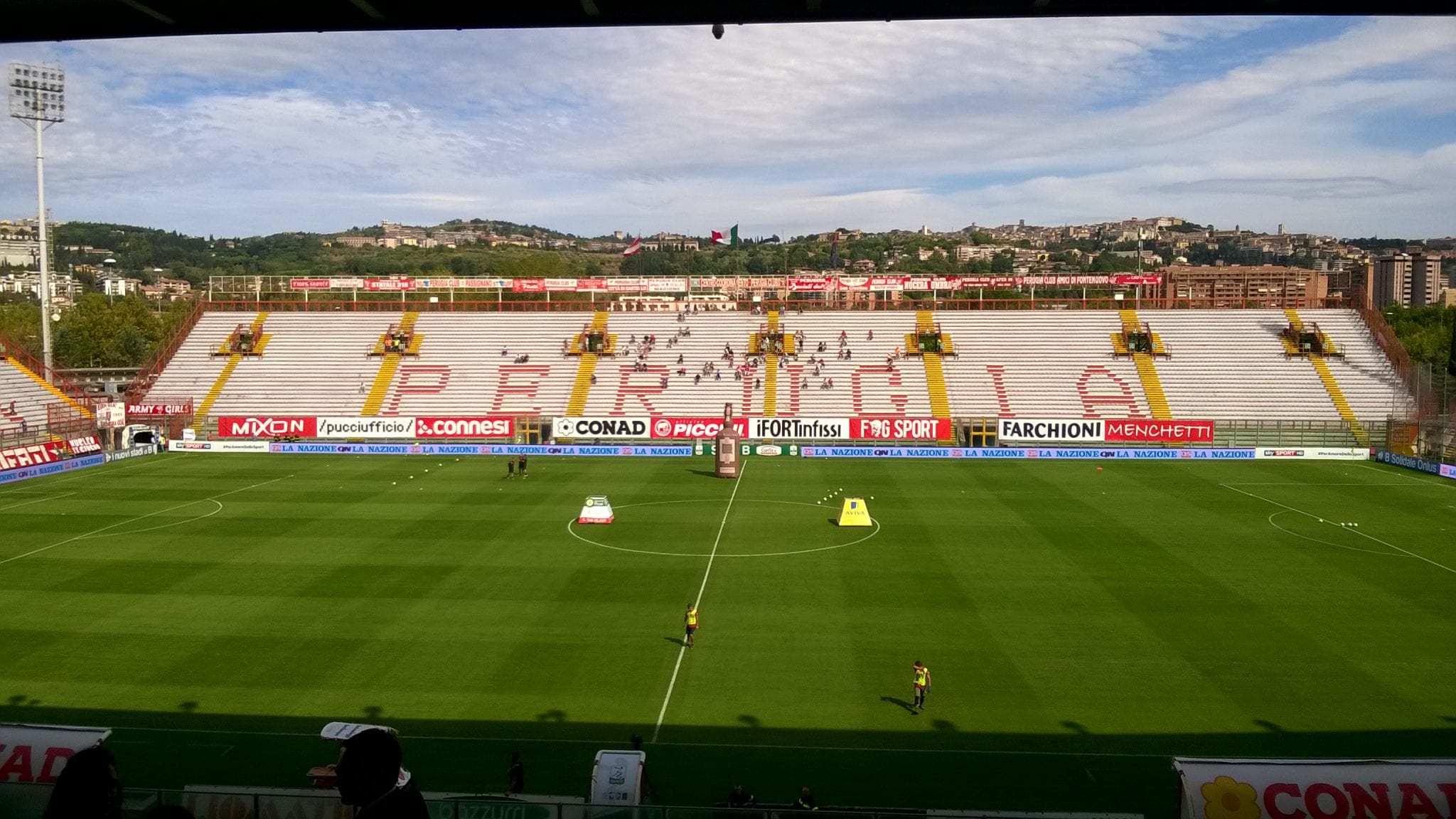 Lo stadio Renato Curi
