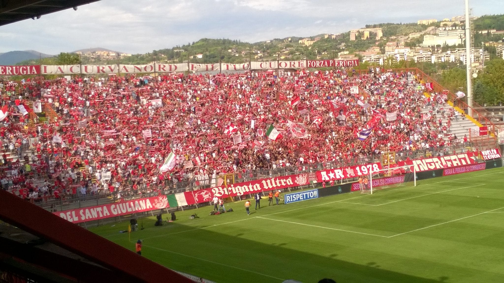 La Curva Nord del 'Curi'