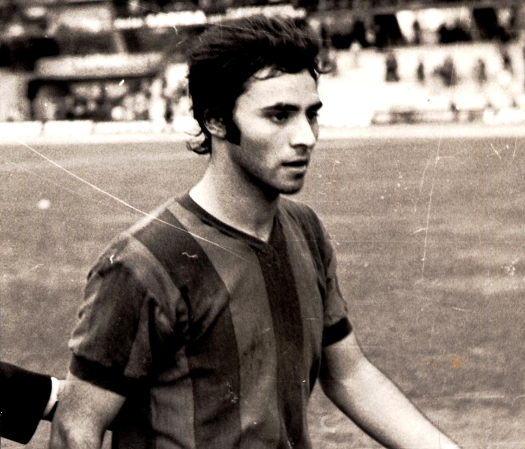 Salvatore Garritano nella stagione 1973-1974 (foto Barcarotti)