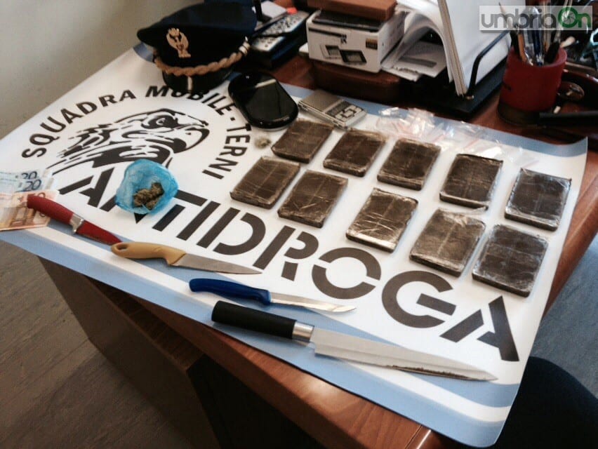 La droga sequestrata