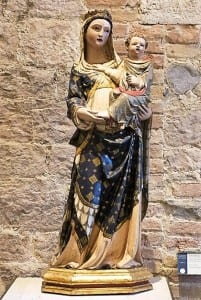 MAESTRO-DELLA-MADONNA-DI-SANT’AGOSTINO-Madonna-col-Bambino-legno-policromo-Perugia-Galleria-Nazionale-dell’Umbria