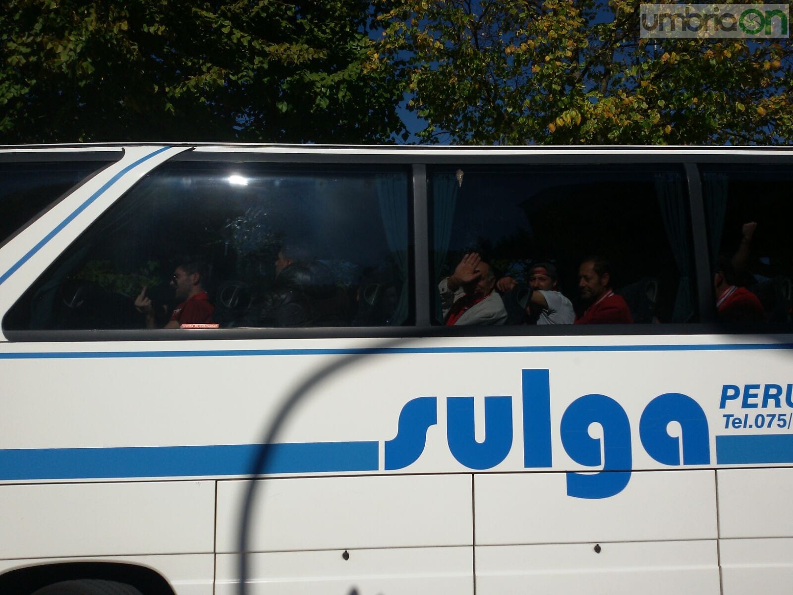 Ternana-Perugia, l’arrivo dei tifosi ospiti