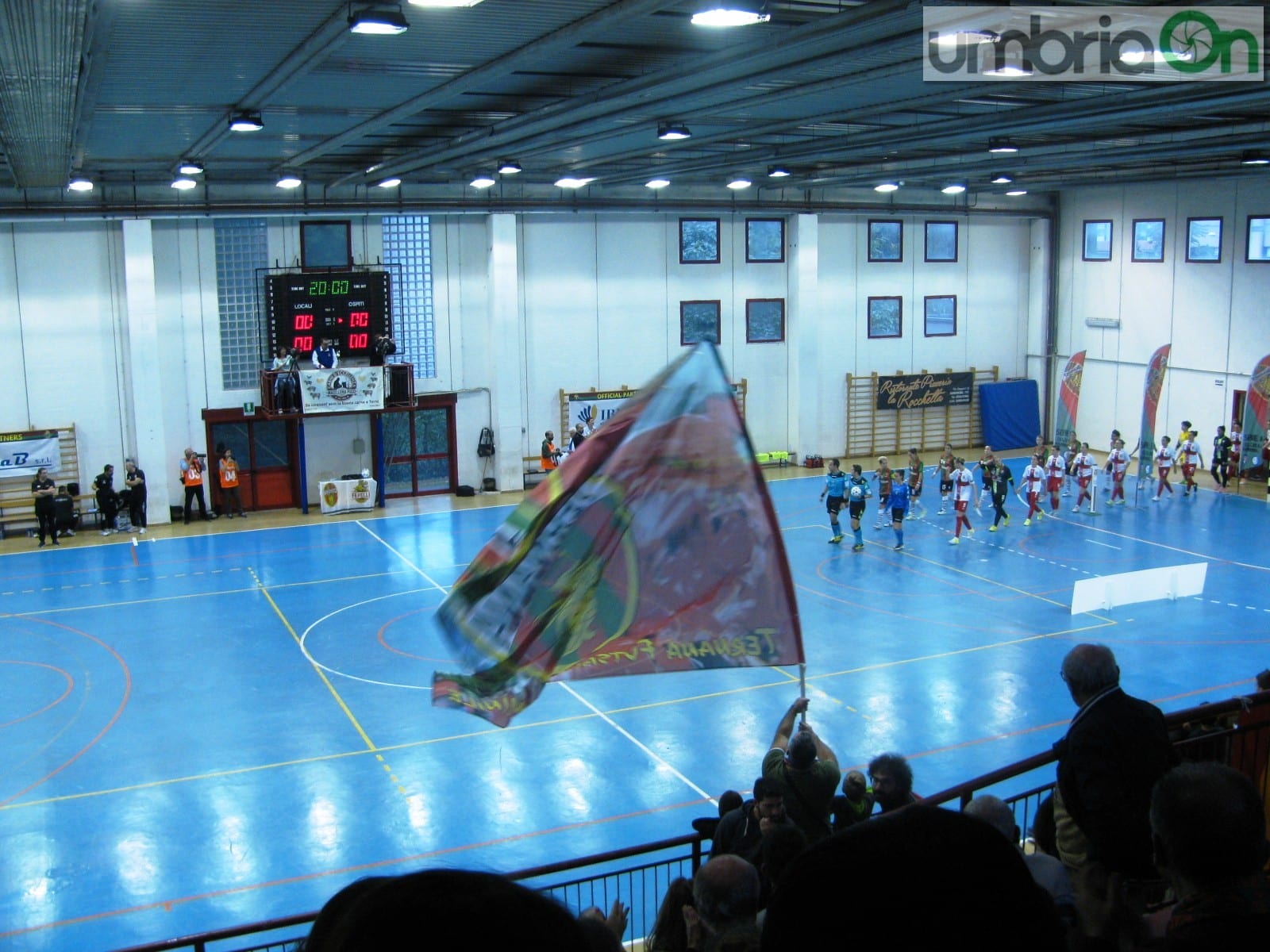 Le squadre in campo
