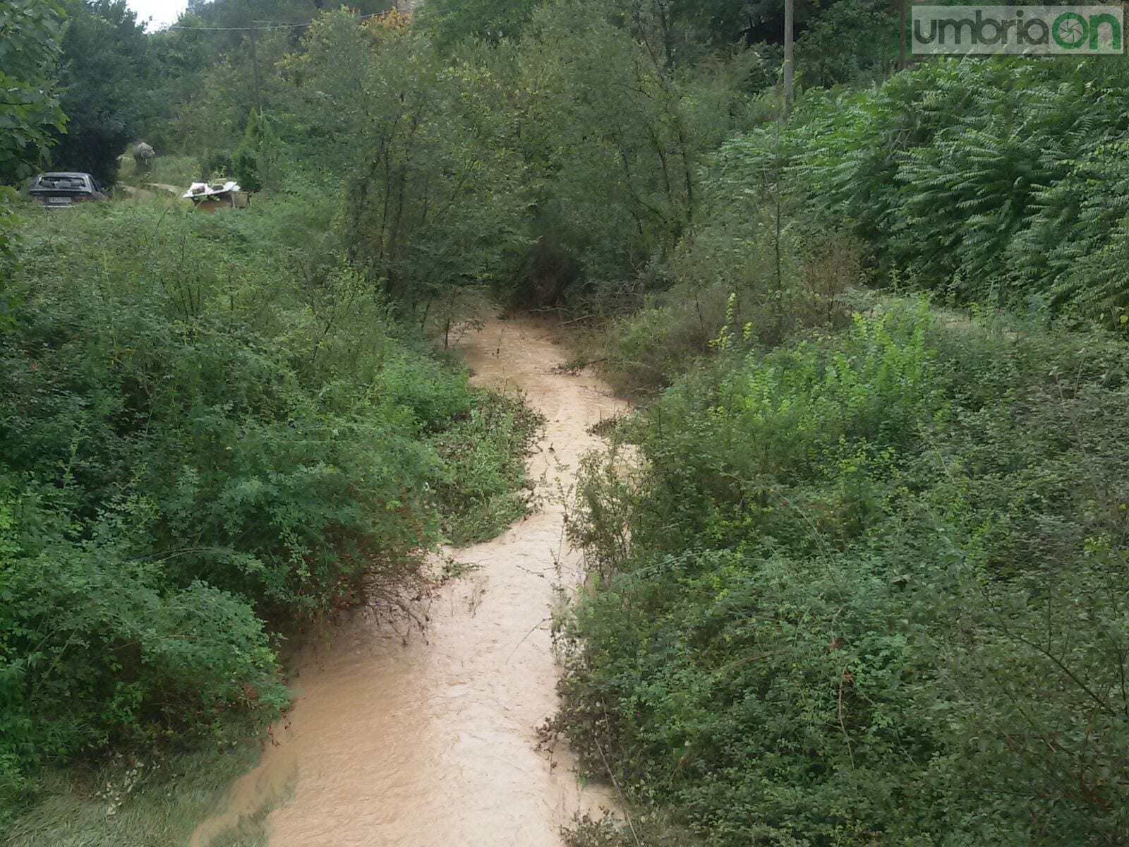 Il torrente in piena