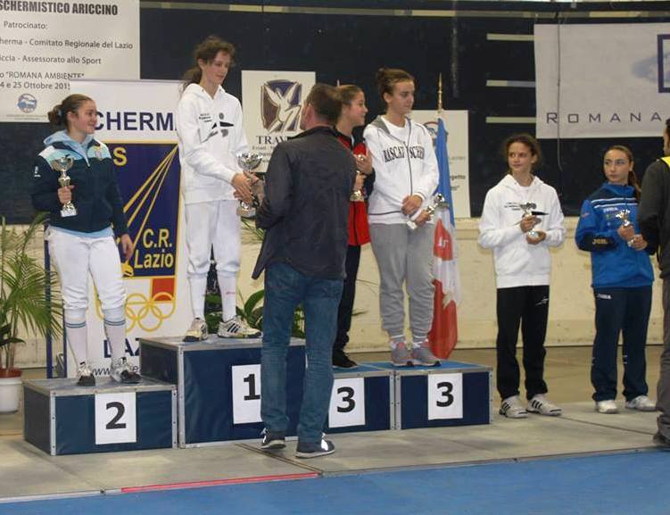 Sette medaglie ad Ariccia per il Circolo Scherma Terni