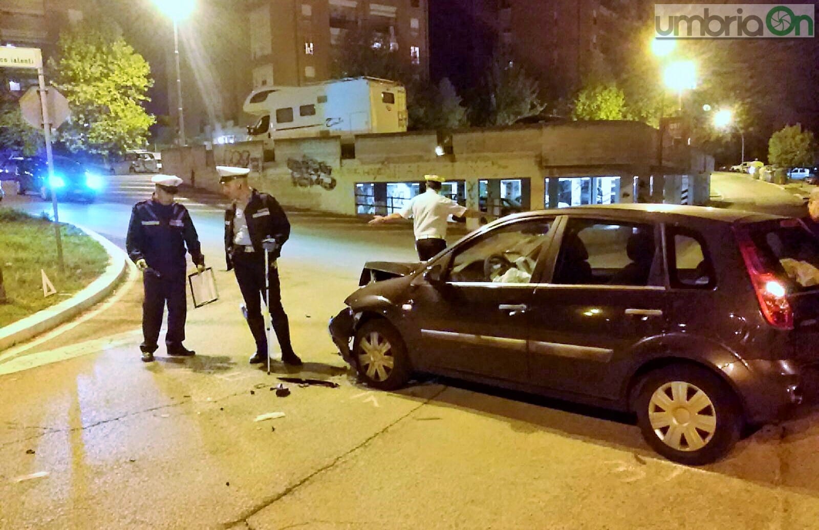 Il luogo dell'incidente
