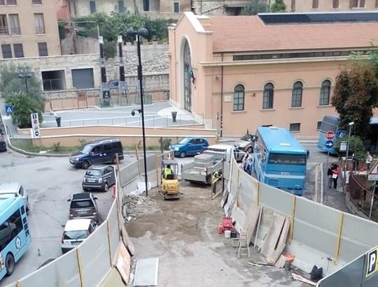 I lavori alla galleria Kennedy