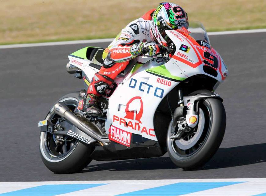 Petrucci al Twin Ring (foto Octo Pramac Racing)