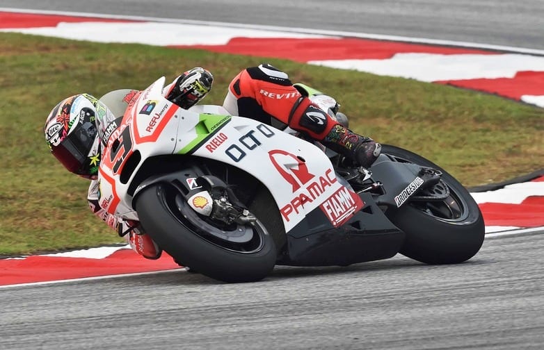 Danilo Petrucci a Sepang (foto Octo Pramac Racing)