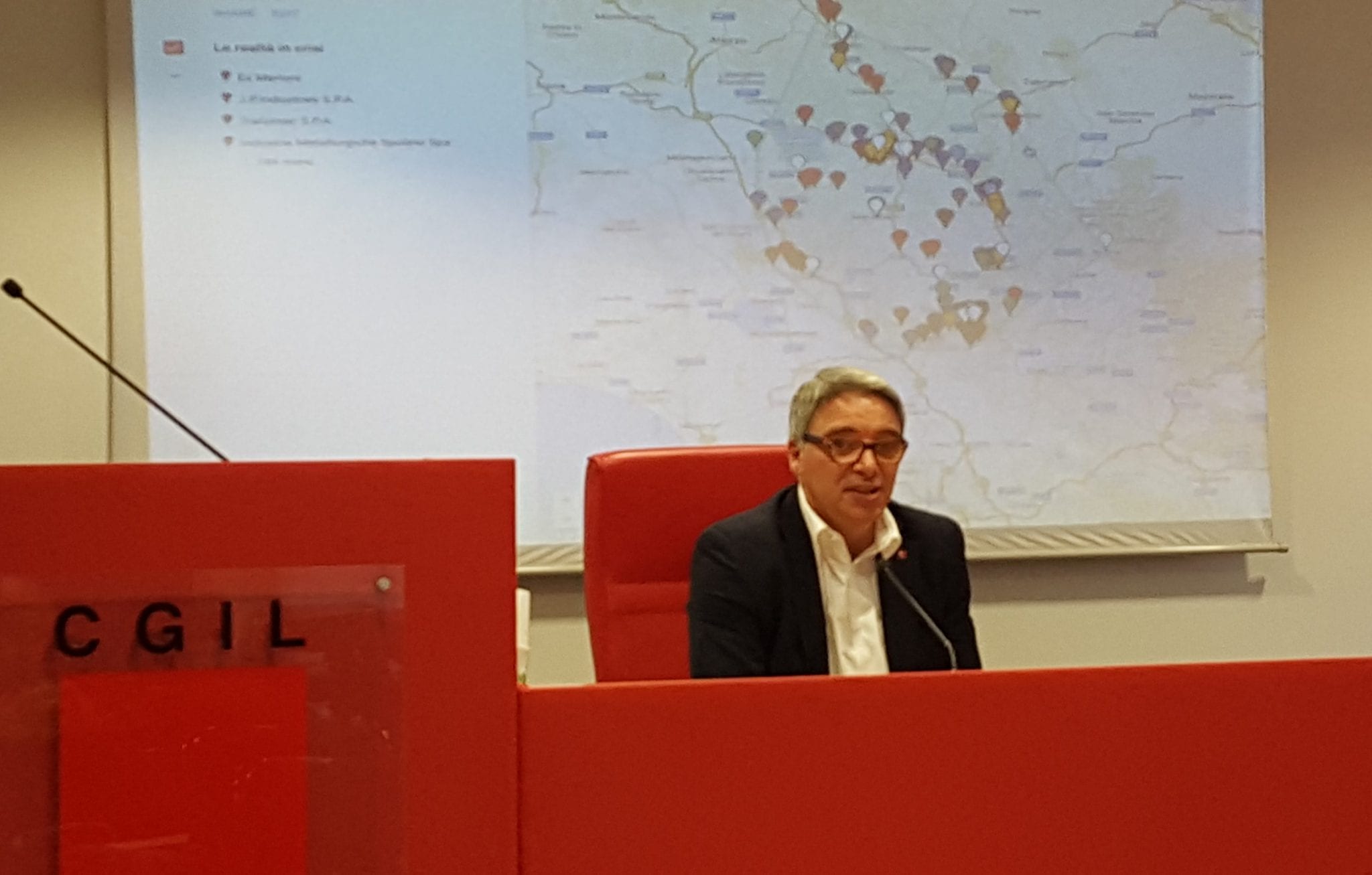 Vincenzo Sgalla segretario regionale Cgil Umbria