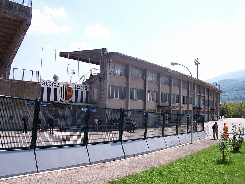 Lo stadio di Ascoli