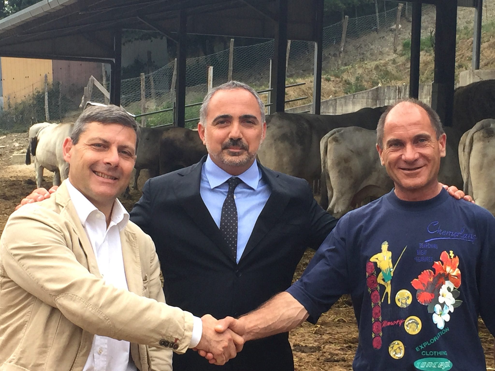 Andrea Malgeri, Giuseppe Malvetani e Mario Quintili