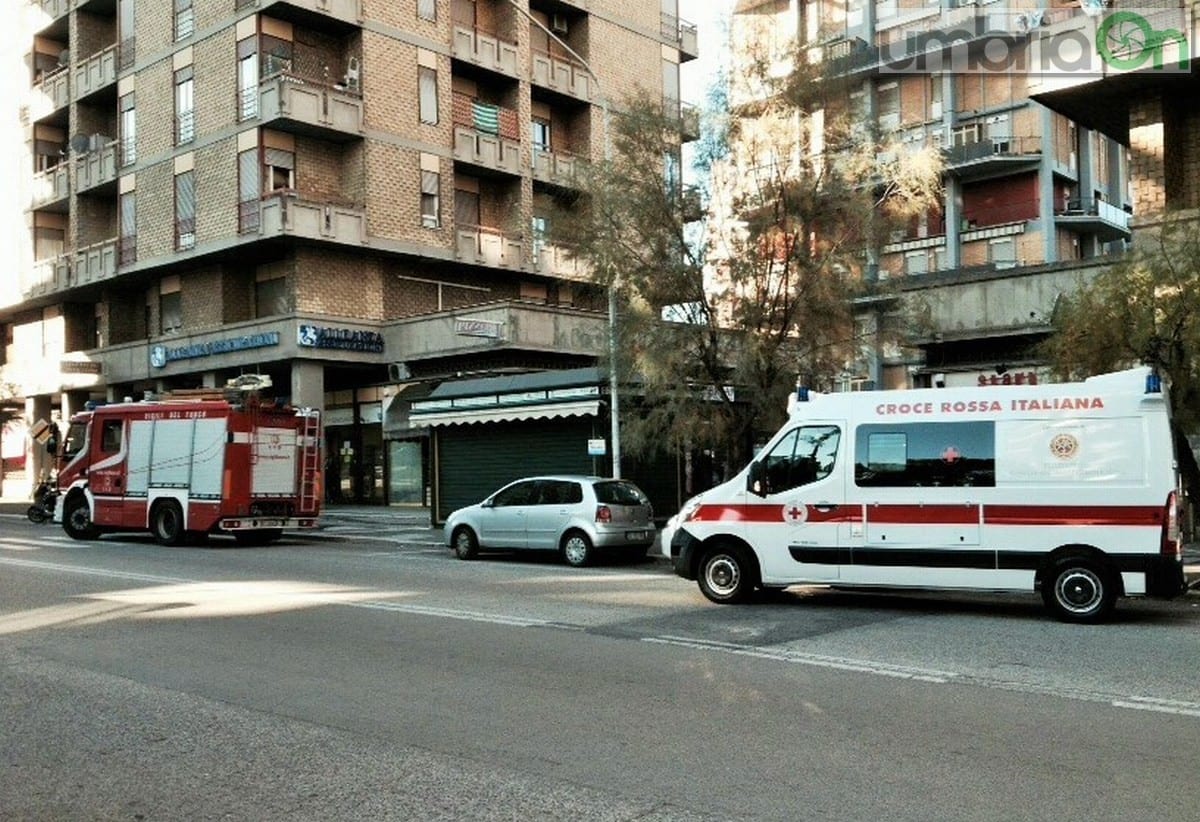 L'intervento congiunto in via Turati